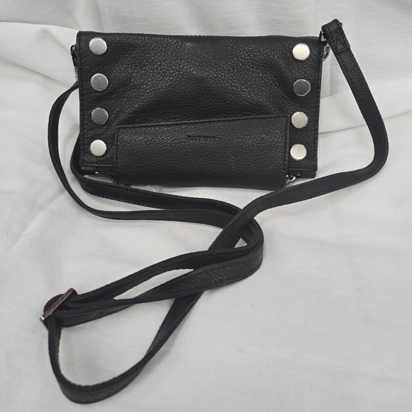 Hammitt Levy Wallet/Crossbody Black and Gunmetal - Picture 5 of 16